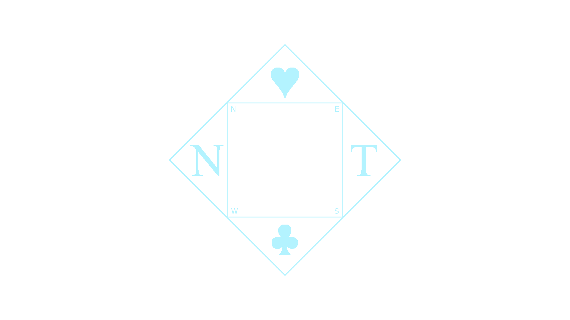 the NTBC Logo - a square in a diamond, surrounded by glyphs